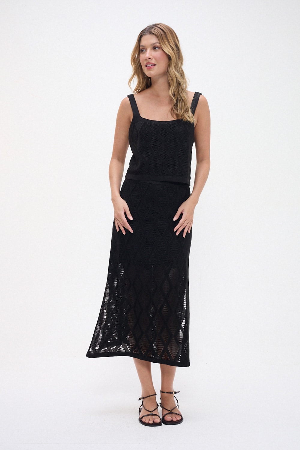 Blusa Tricot Encanto Preto