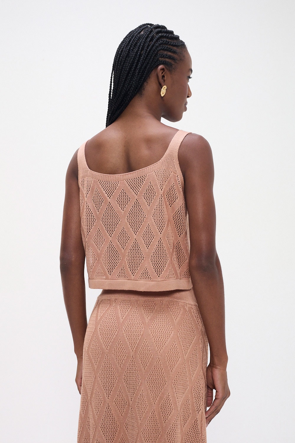 Blusa Tricot Encanto Rosa Seco