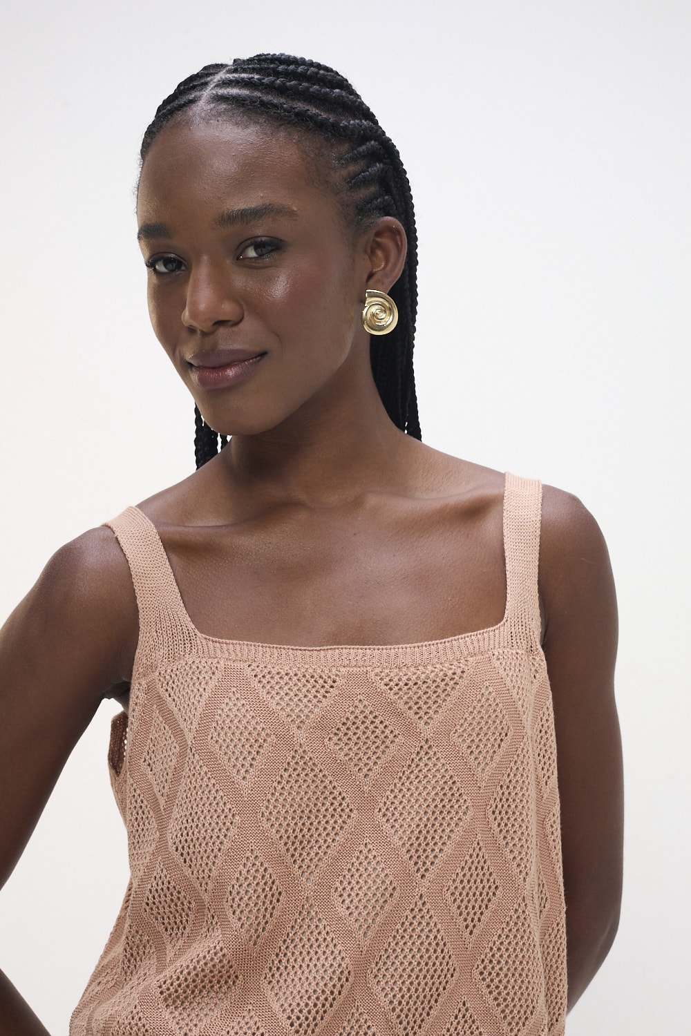 Blusa Tricot Encanto Rosa Seco
