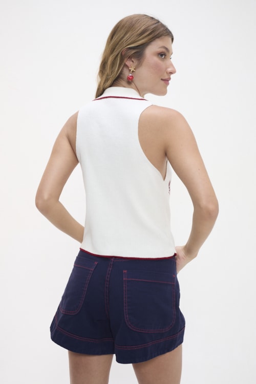Blusa Tricot Lagosta Perola - foto 4