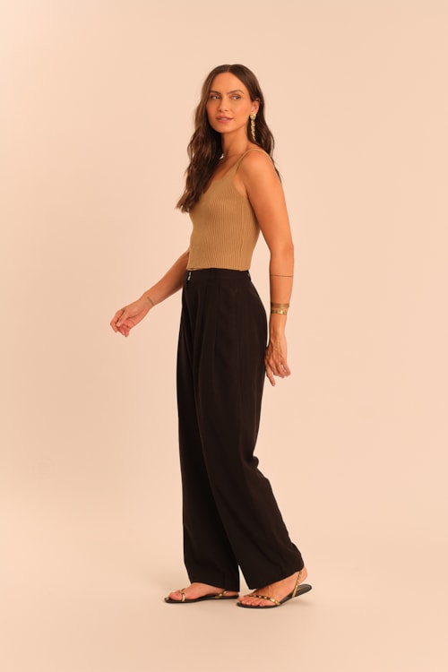 Blusa Tricot Lure Bege Natural - foto 4