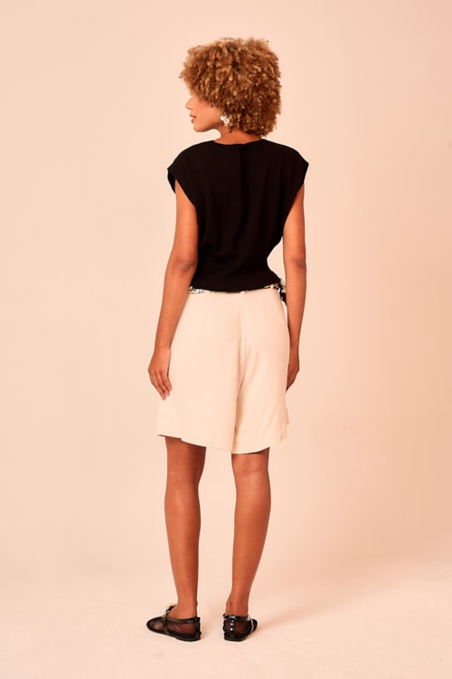 Blusa Tricot Muscle T Preto - foto 3