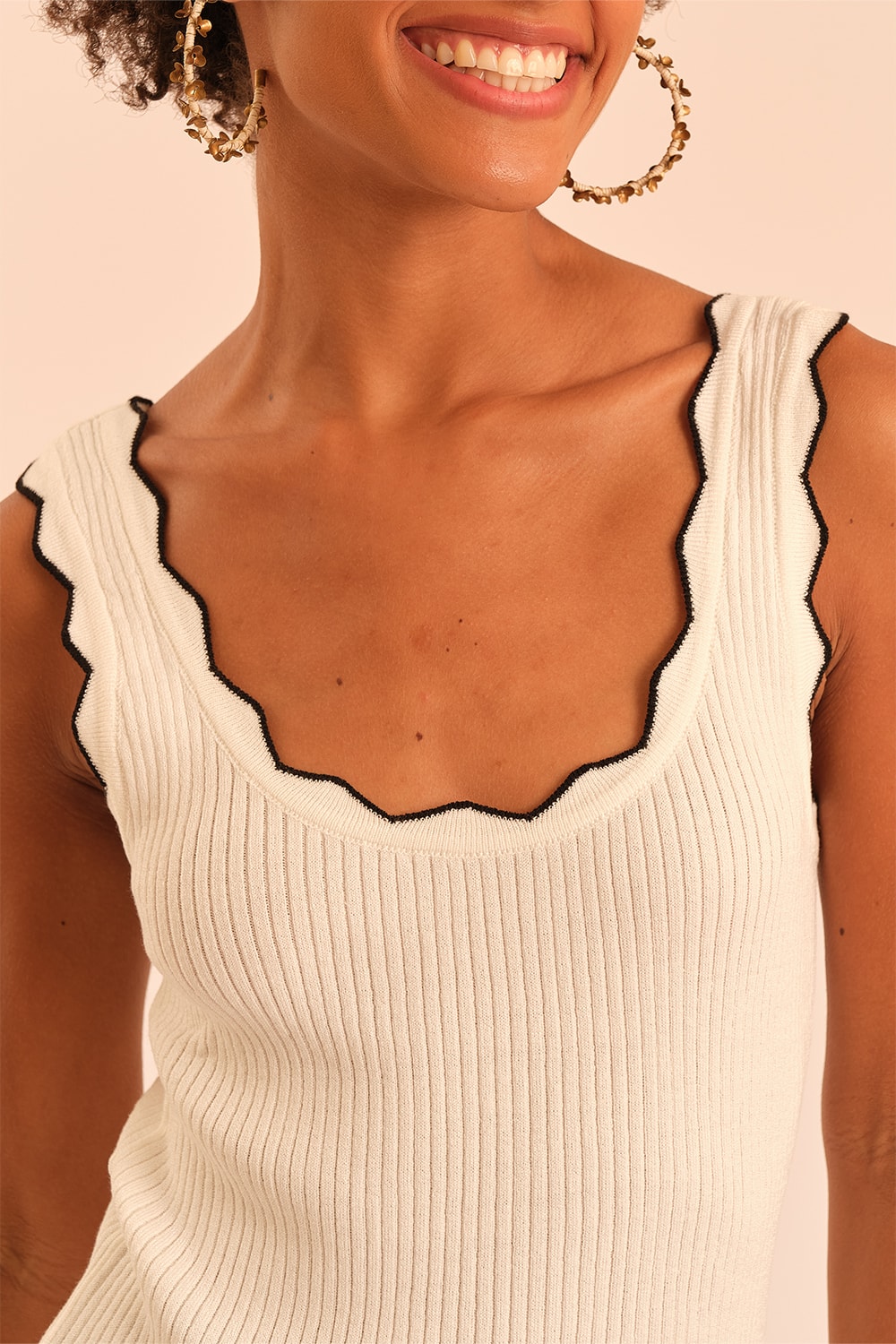 Blusa Tricot Petala Branco