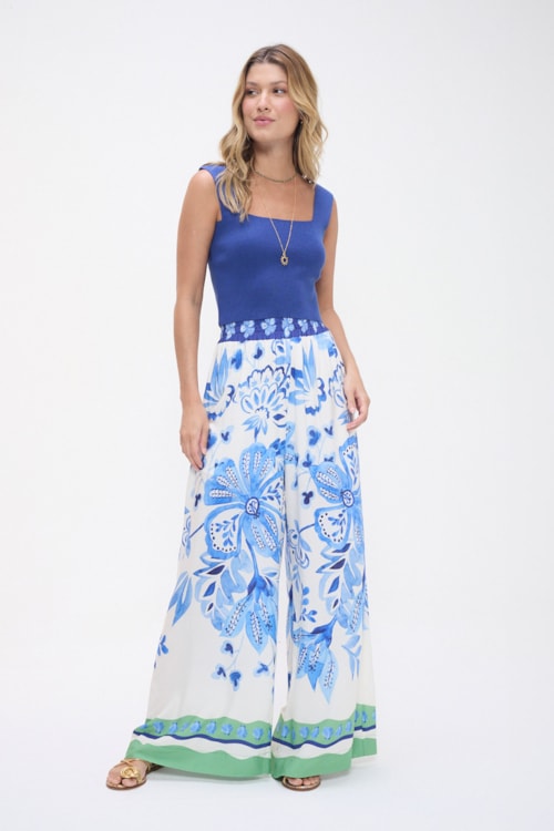 Blusa Tricot Porto Azul Gruta - foto 1