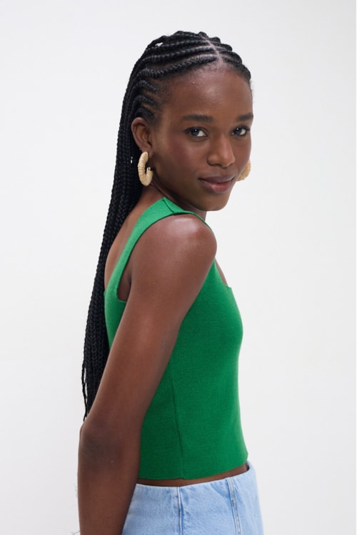 Blusa Tricot Porto Verde Esmeralda - foto 4