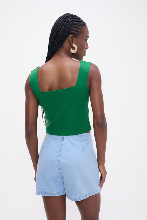 Blusa Tricot Porto Verde Esmeralda - foto 5