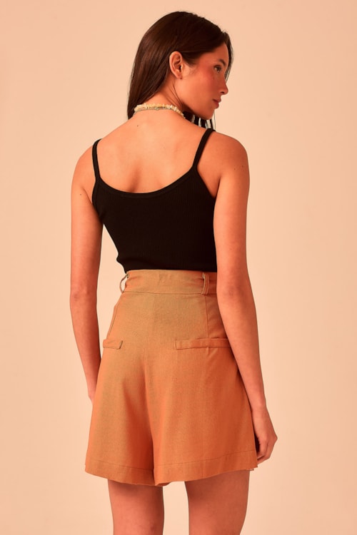 Blusa Tricot Ribana Preto - foto 2