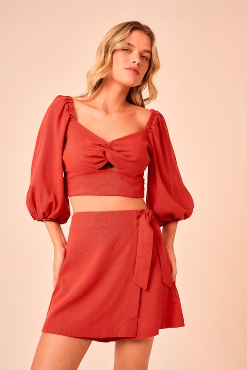 Blusa Trilha Laranja - foto 1