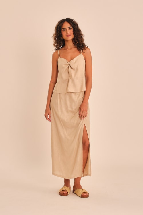 Blusa Tropic Bege - foto 1