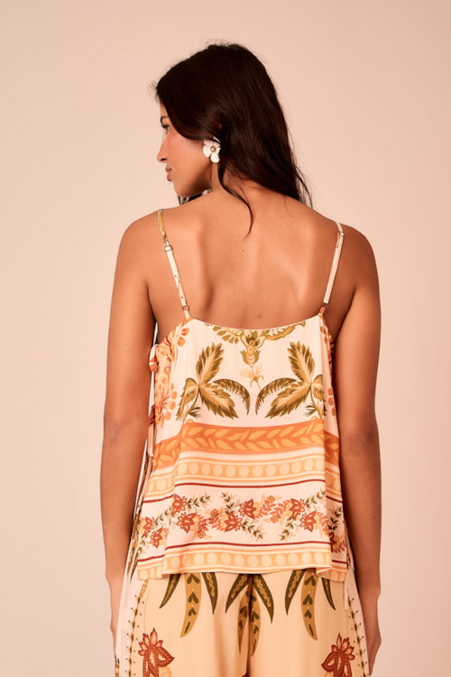 Blusa Tropicale Estampado - foto 3