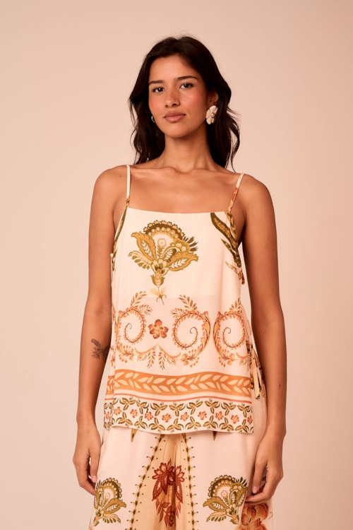 Blusa Tropicale Estampado - foto 1