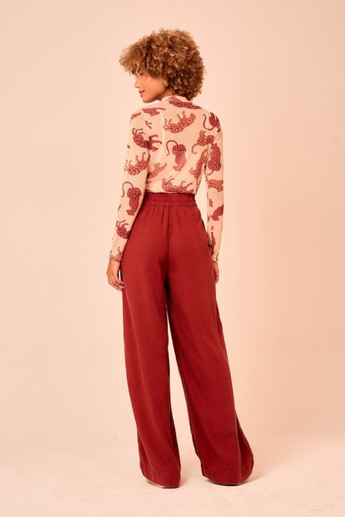 Blusa Tule Oncita Estampado - foto 3