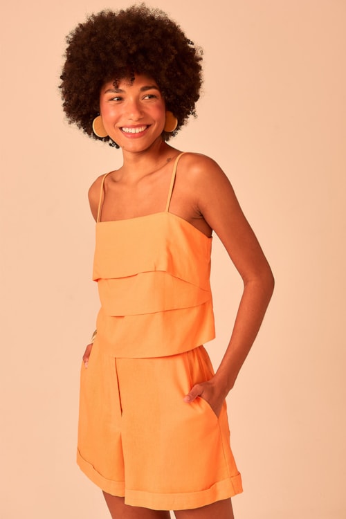 Blusa Tulipa Laranja - foto 2
