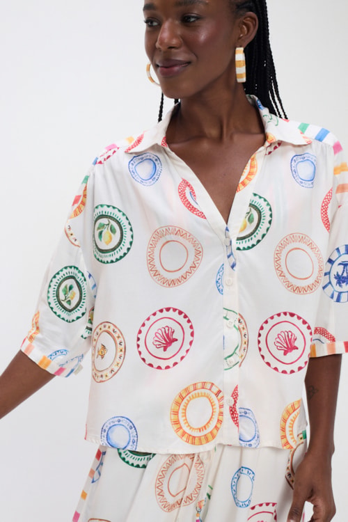 Blusa Verano Estampado - foto 1
