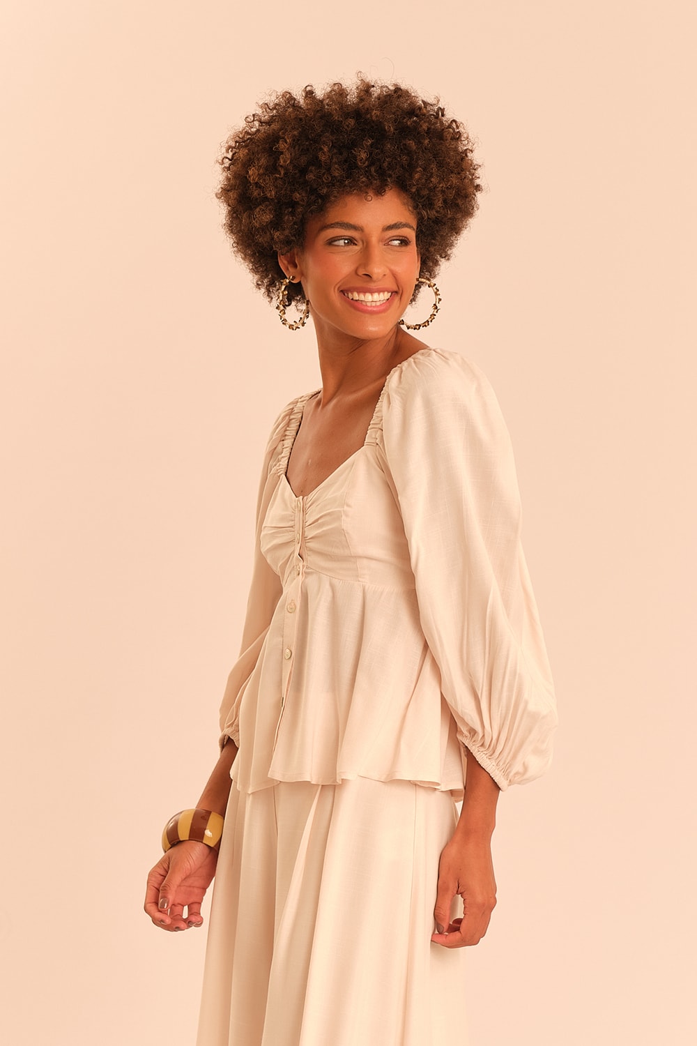 Blusa Viscose Dunas Off