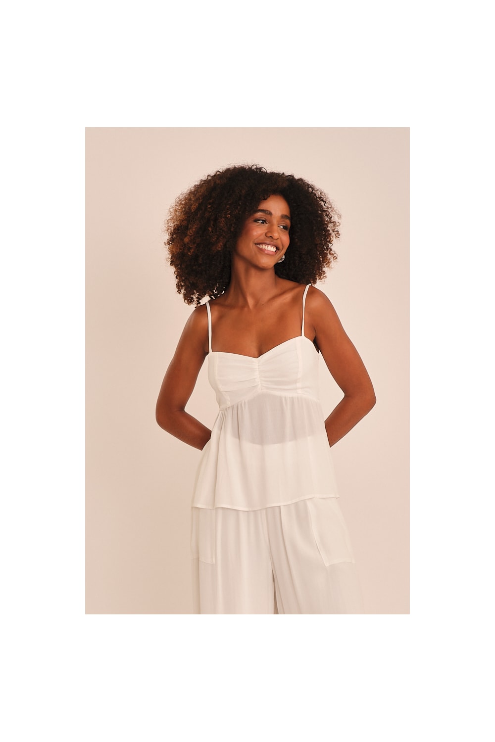 Blusa Viscose Peach Off