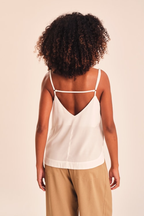 Blusa Viscose Real Basica Off - foto 3
