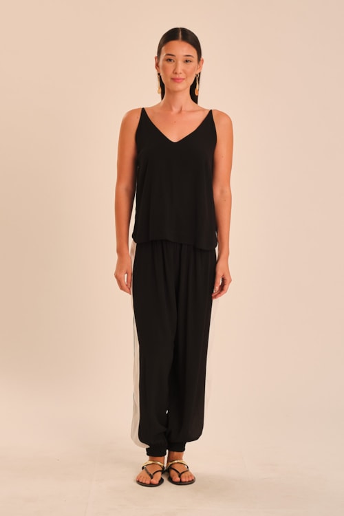 Blusa Viscose Real Basica Preto - foto 2