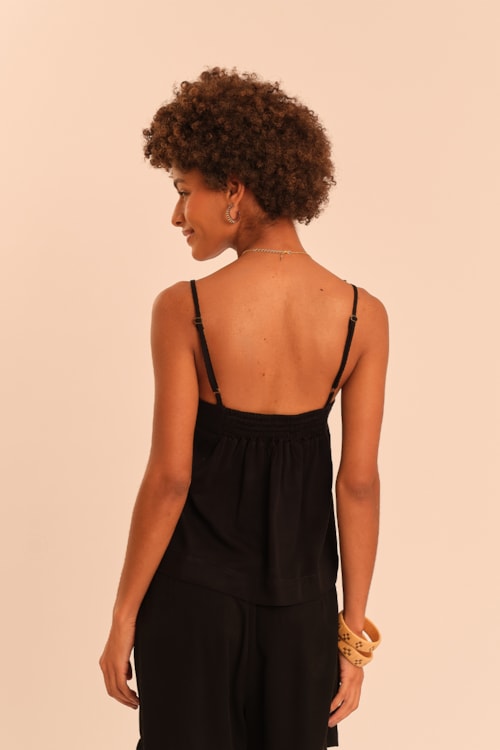 Blusa Viscose Urban Preto - foto 6