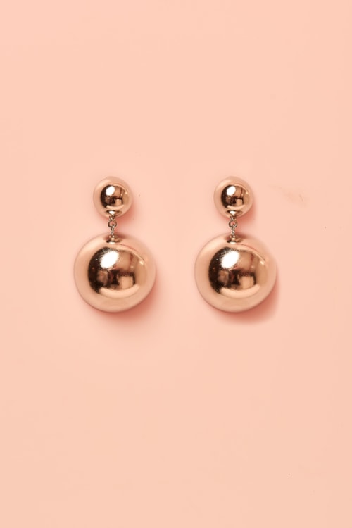 Brinco Metal Glam Prata - foto 1