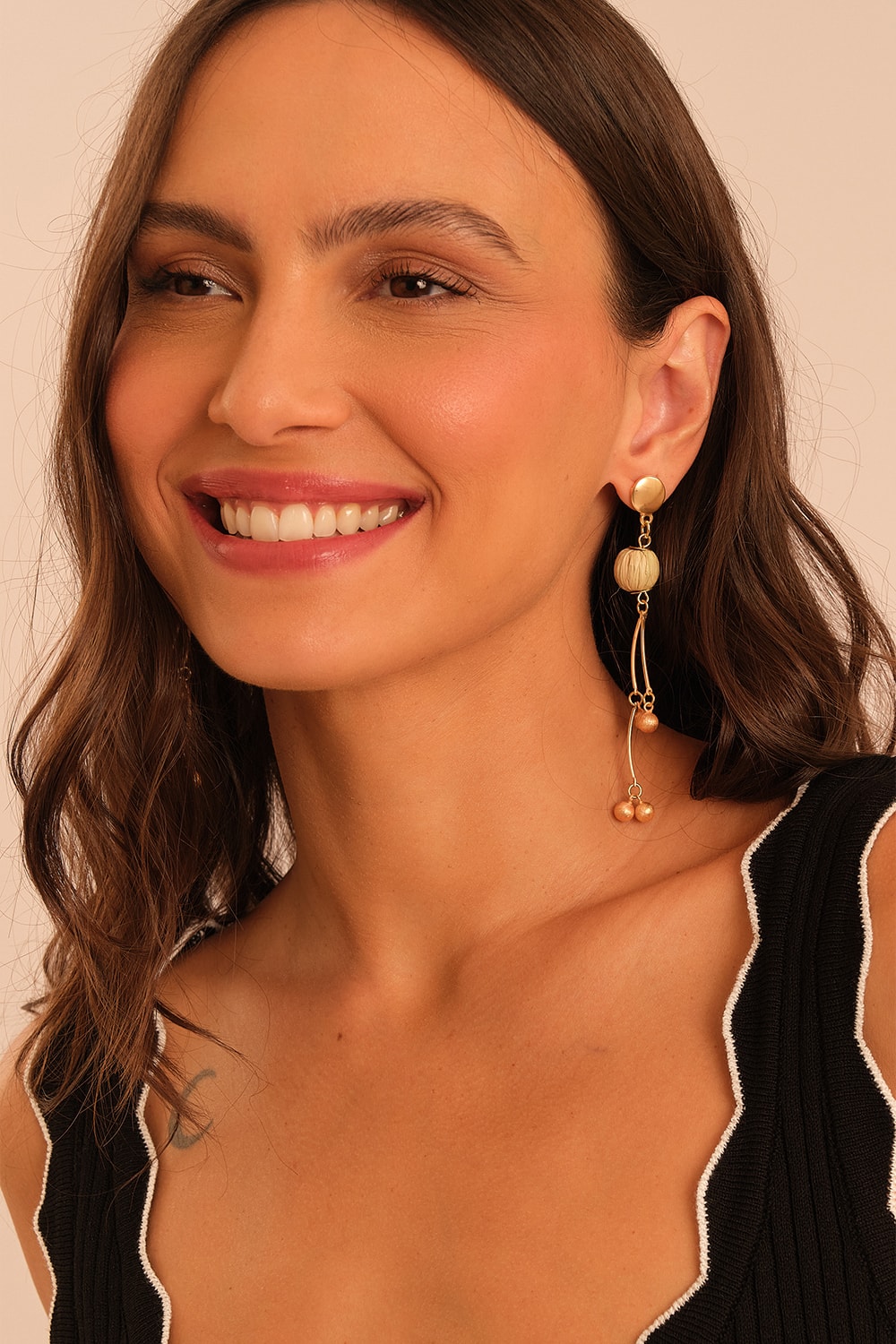 Brinco Naturale Dourado