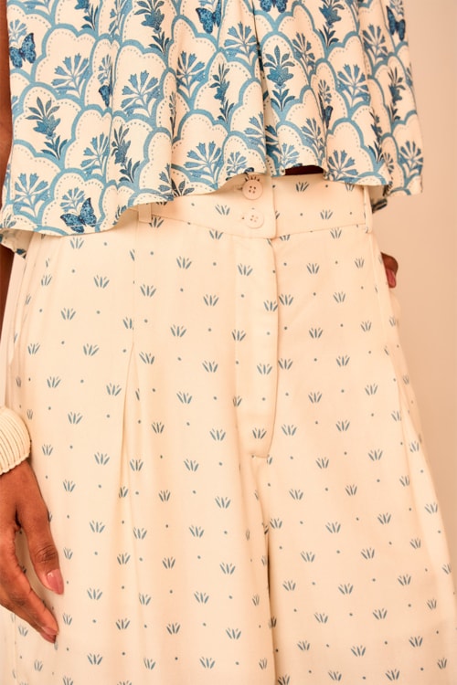 Calca Boho Blue Estampado - foto 3