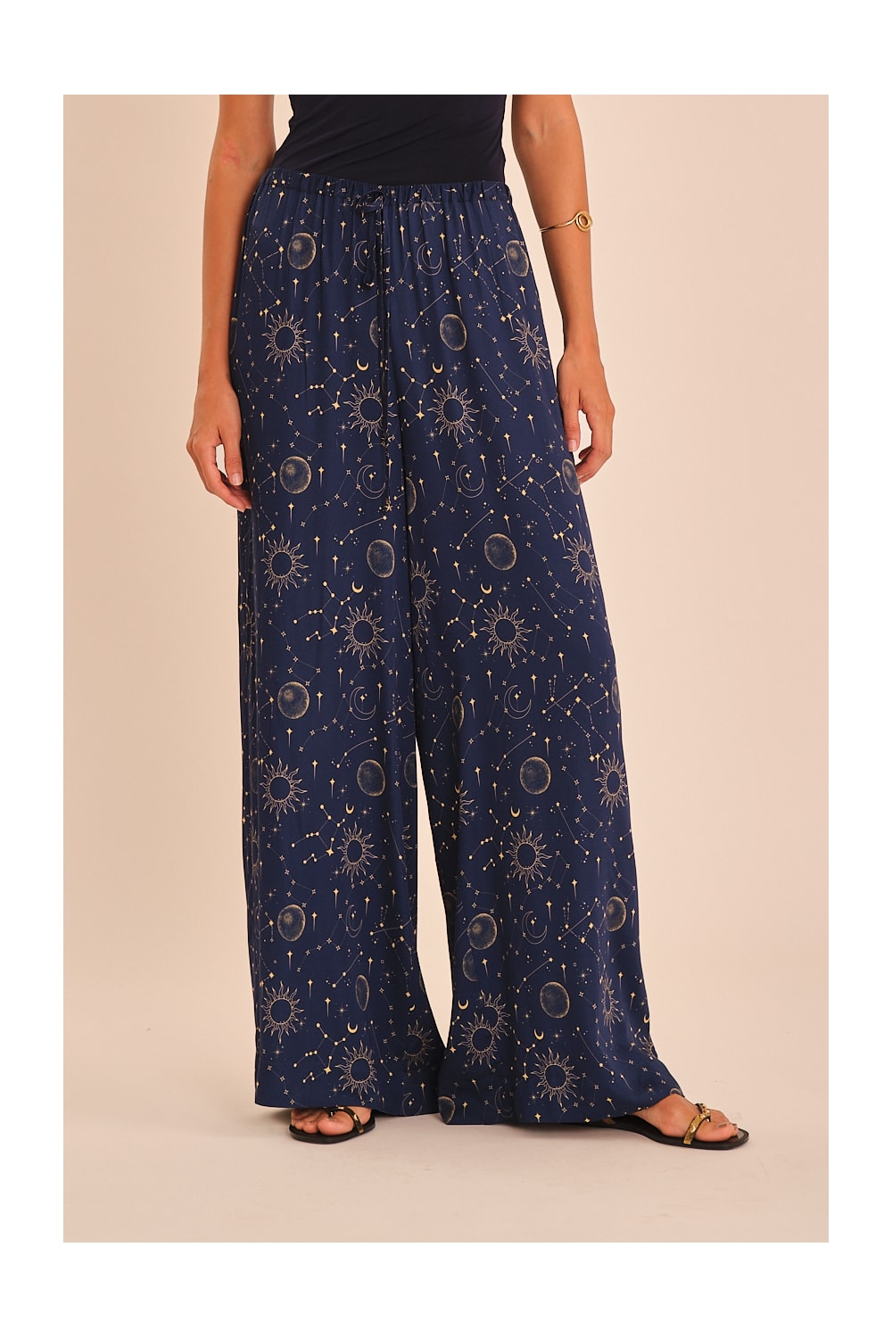 Calca Ceu Indigo Estampado