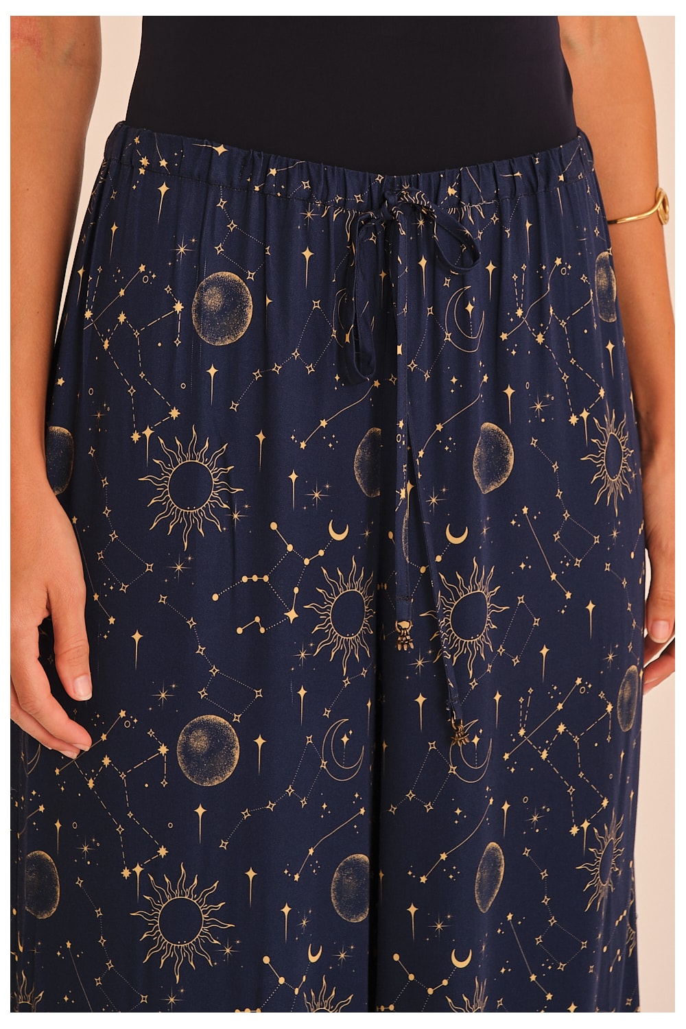 Calca Ceu Indigo Estampado