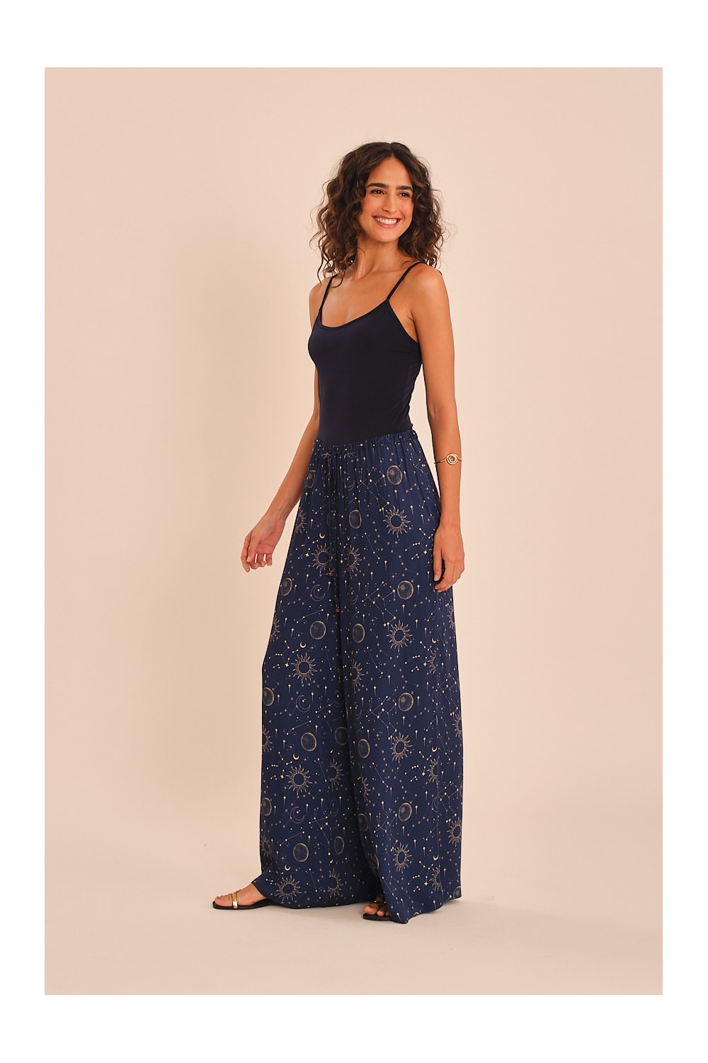 Calca Ceu Indigo Estampado