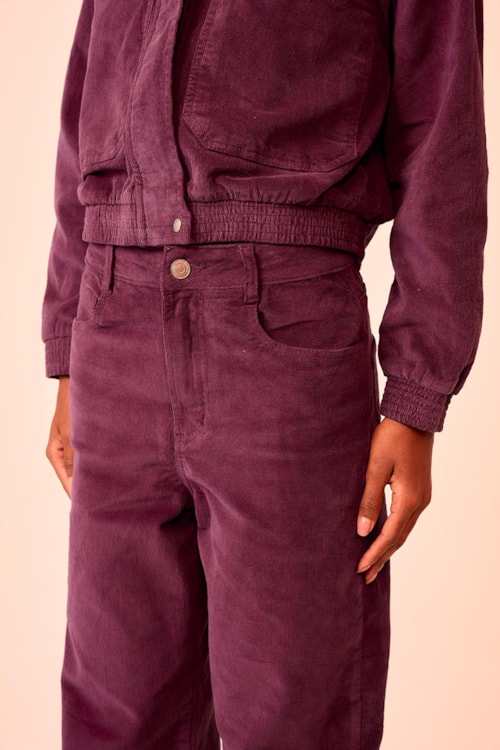 Calca Cotele Classic Roxo Berinjela - foto 4