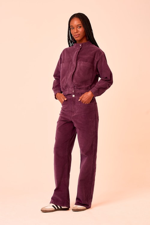 Calca Cotele Classic Roxo Berinjela - foto 1