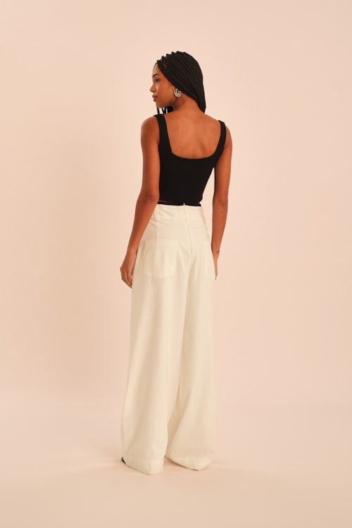 Calca Cotton Detalhe Off - foto 4