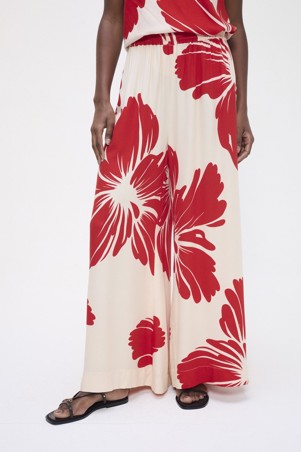 Calca Flor De Capri Estampado