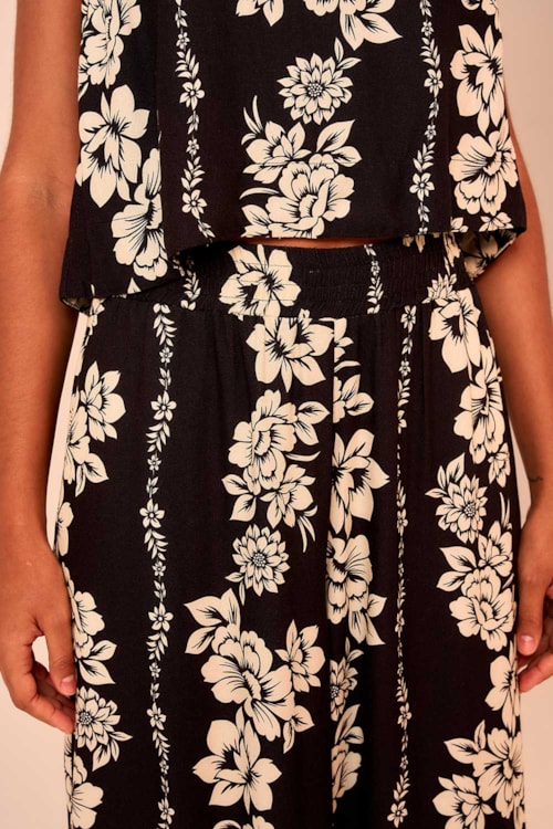 Calca Floral Leveza Estampado - foto 4