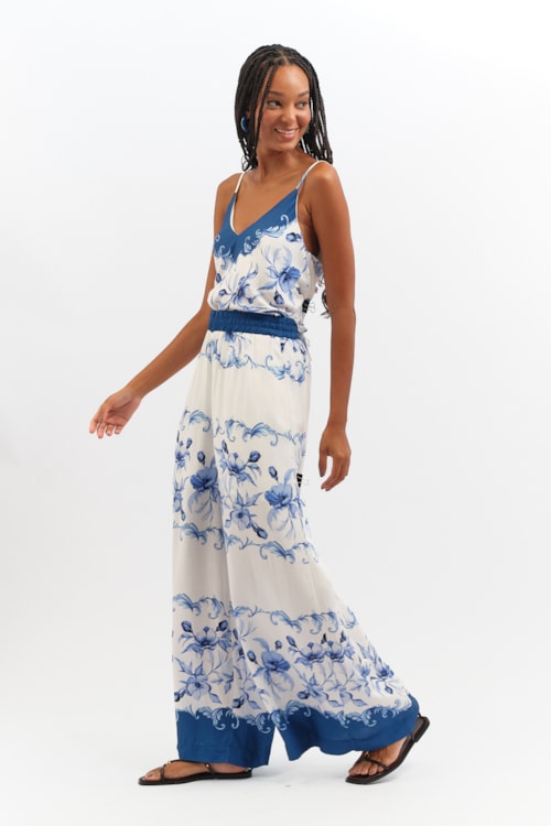 Calca Floral Oceano Estampado - foto 2