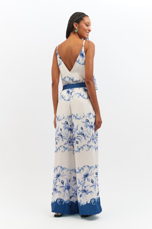 Calca Floral Oceano Estampado - foto 5