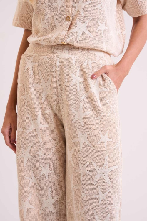 Calca Jacquard Marine Ouro - foto 2