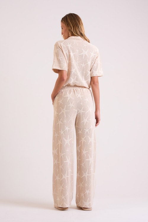 Calca Jacquard Marine Ouro - foto 4