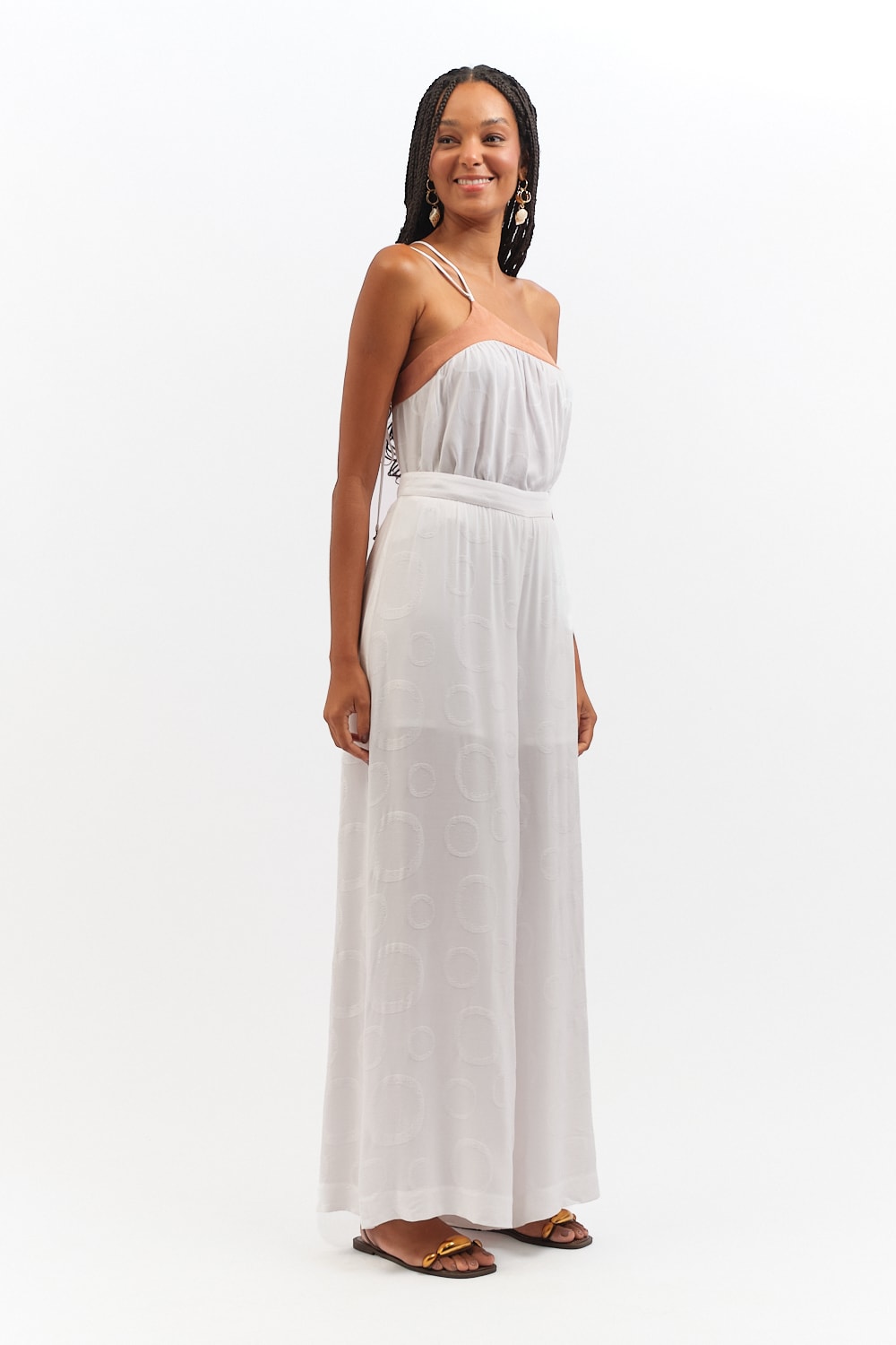 Calça Jacquard Sopro Off