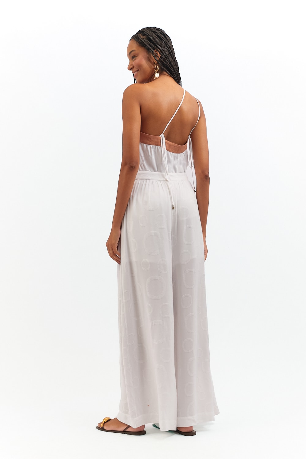 Calça Jacquard Sopro Off