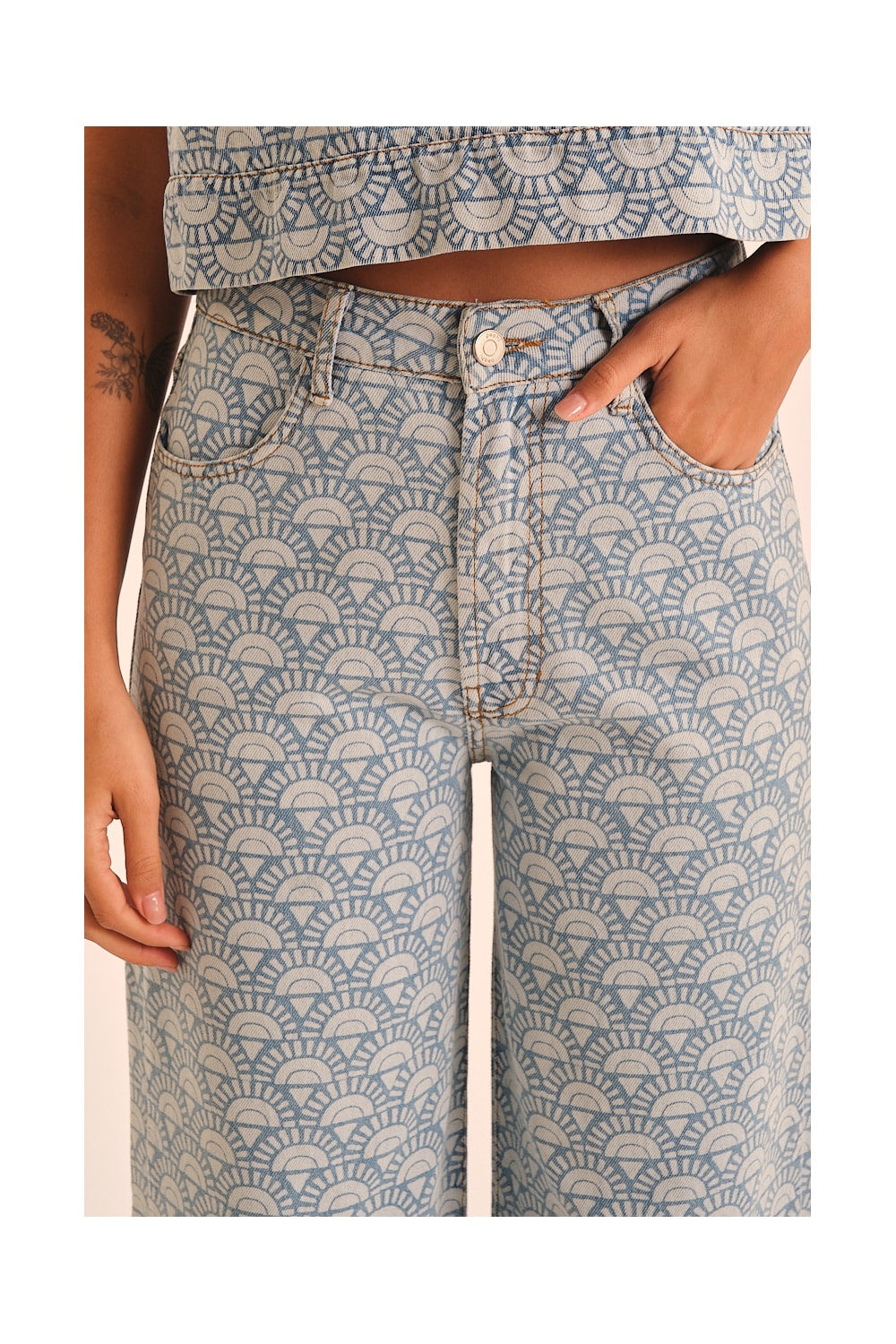 Calça Jeans Sol Do Deserto Jeans