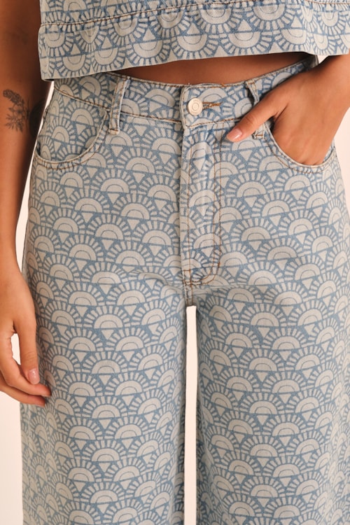 Calça Jeans Sol Do Deserto Jeans - foto 4