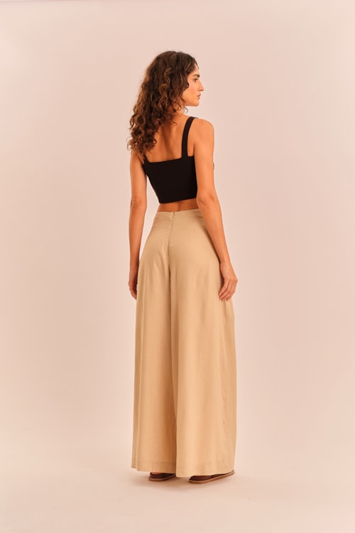 Calça Linho Solare Areia - foto 5