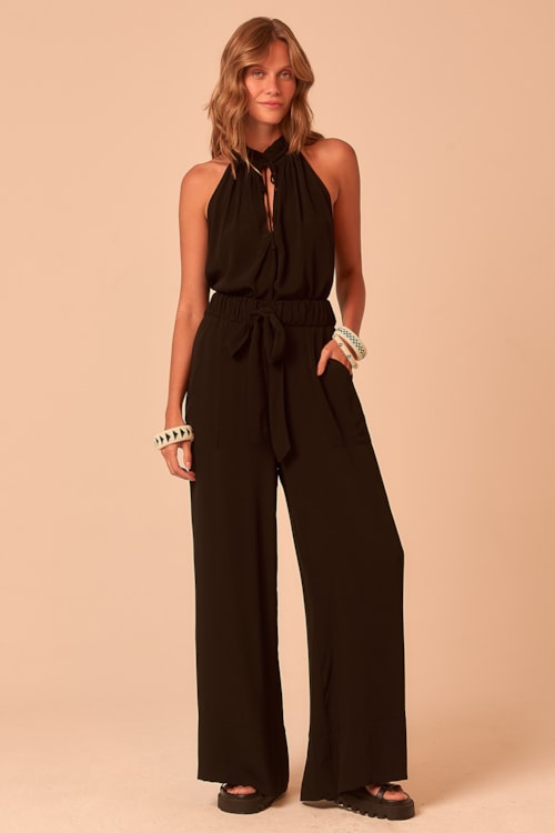 Calca Pantalona Anoitecer Preto - foto 1