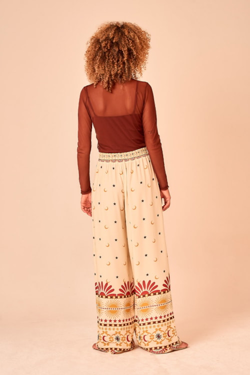 Calca Pantalona Ceu Encantado Estampado - foto 5
