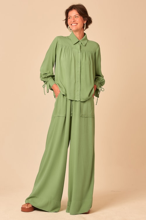 Calca Pantalona Mata Verde - foto 1