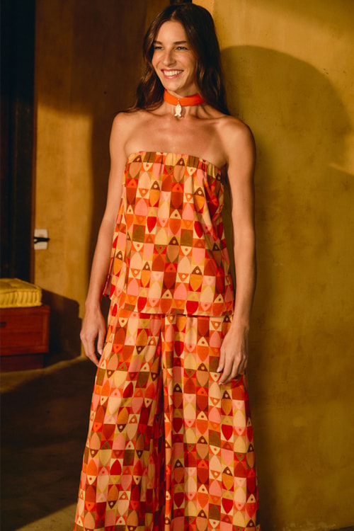 Calca Pantalona Pescare Estampado - foto 1