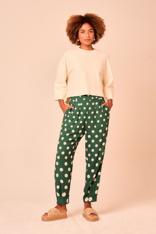 Calça Poa Degrade Estampado - foto 1