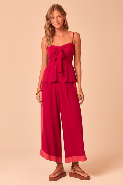 Calça Ruby Carmim - foto 1