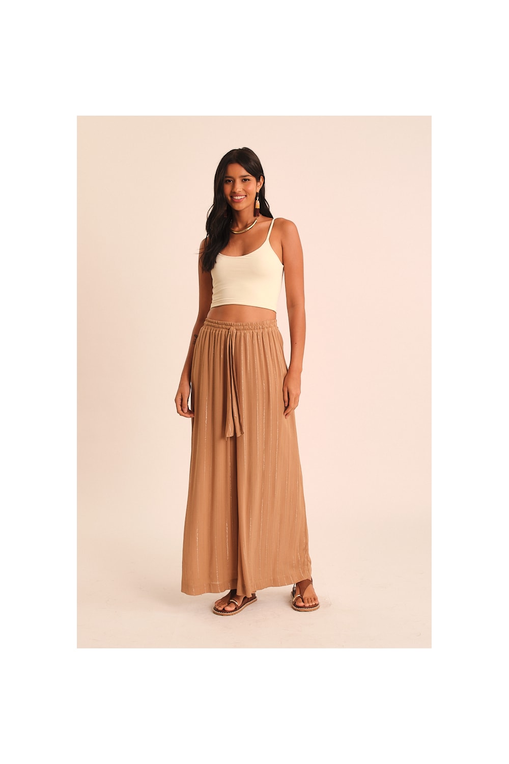 Calça Tahine Bege Tahine